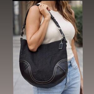 Coach Black Shoulder Bag